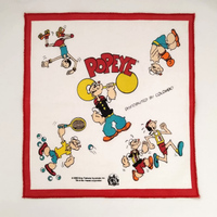 Fazzoletto vintage Popeye Braccio di ferro Olivia