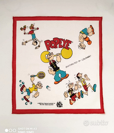 Fazzoletto vintage Popeye Braccio di ferro Olivia