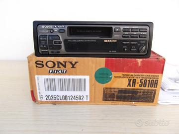 Autoradio SONY XR-5810 x auto FIAT anni '90