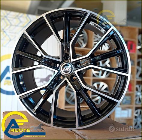 4 cerchi in lega 18 audi a3 a4 a6 q2 golf tiguan