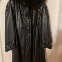 GIACCA DA DONNA VERA PELLE CON COLLO DI PELLICCIA