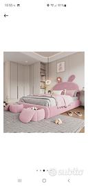 Letto imbottito una piazza è mezzo