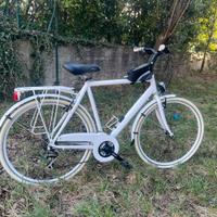 Bici uomo Citybike misura 59 XL tutta bianca