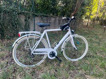 Bici uomo Citybike misura 59 XL tutta bianca