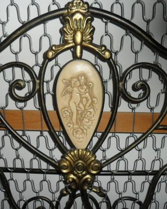 letto in ferro battuto