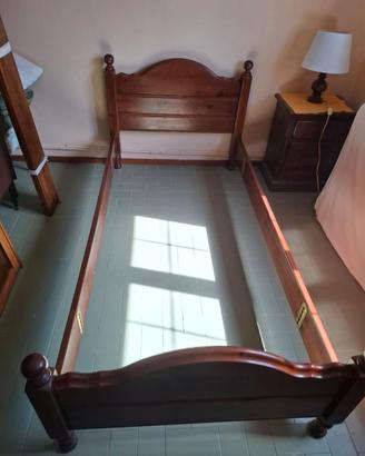 Struttura letto in massello d'abete