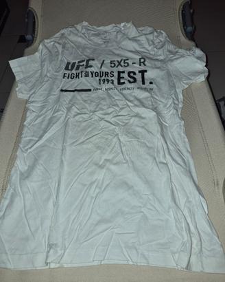 T-Shirt Uomo Reebok UFC Bianco taglia M