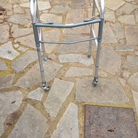 Deambulatore due Ruote due puntali