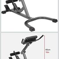 Panca romana per schiena e muscoli lombari
