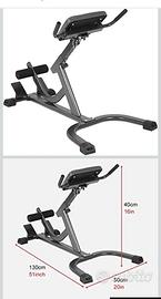 Panca romana per schiena e muscoli lombari