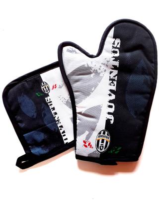 Set barbeque cucina presina guanto forno Juventus