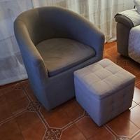 poltrona e pouf contenitore mondo convenienza 