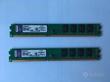 RAM Kingston 4GB DDR3 - due banchi