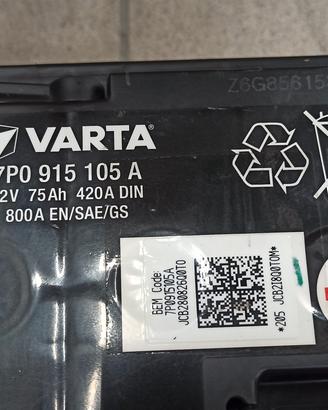batteria varta 75 agm