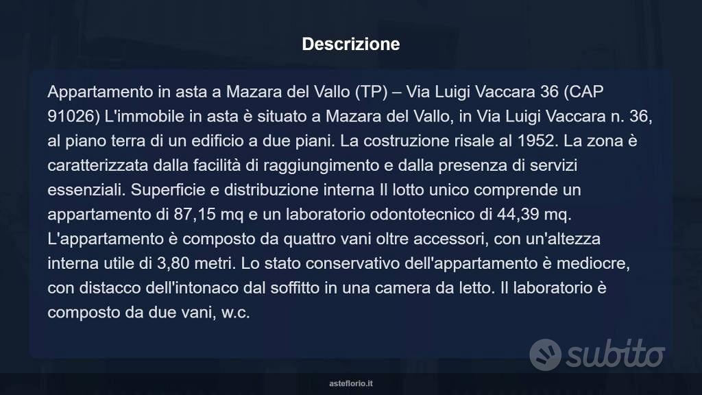Appartamento – Mazara del Vallo, Porto Nuovo, Trapani - Vista 5