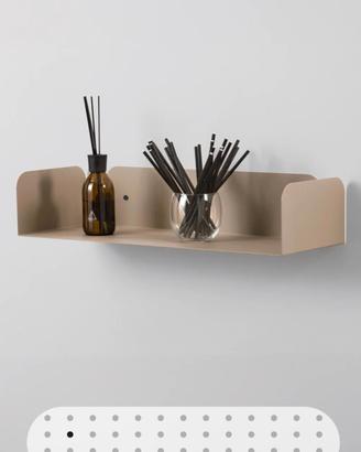 8 Mensole Metallo "Smarty" Dsegno - Beige NUOVE
