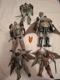 TRANSFORMERS 5 PERSONAGGI CAVALIERI CON ACCESSORI