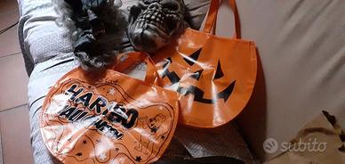 Halloween maschere e borse