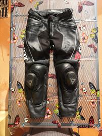 pantaloni moto 52 dainese uomo in pelle 
