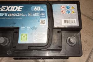 Batteria EXIDE EFB 60Ah EL 600