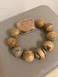 Bracciale in onice e agata