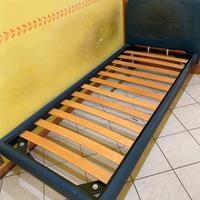 Letti imbottiti per camera bambini con doghe