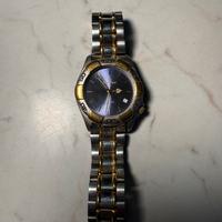 Orologio uomo quarzo acciaio/placcato oro 18k