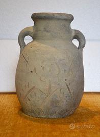 Anforetta in terracotta decorata (Salento)