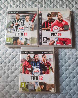 Giochi calcio Fifa Ps3 5 euro l'uno 