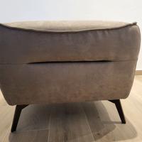 Pouf beige da salotto