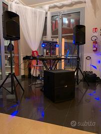 Impianto Audio/Luci Professionale per DJ
