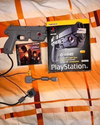 Time Crisis PS1 + Pistola Namco G-Con45