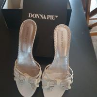 sandaletto con strass come nuovo