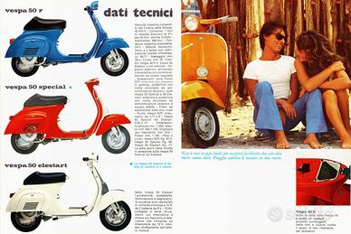 Dépliant Originale Vespa 50 R - Special - Elestart