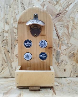 Apribottiglie da muro artigianale personalizzabile