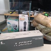 Acquario Completo Amtra  con Lampada Chihiros a251