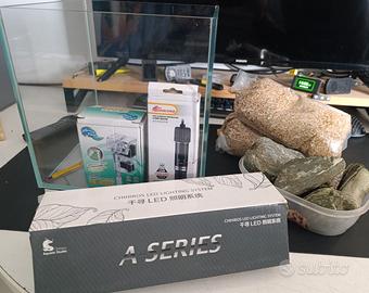 Acquario Completo Amtra  con Lampada Chihiros a251