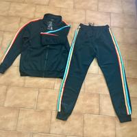 Tuta nera M&2 Sport Collection completa