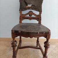 SEDIE ANTICHE - sei sedie