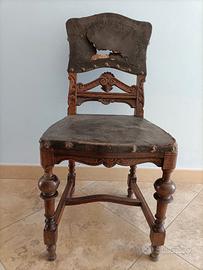 SEDIE ANTICHE - sei sedie