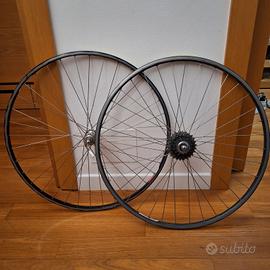 Coppia ruote Campagnolo Omicron 700C 8v vintage