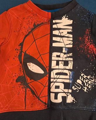 Felpa bambino Spiderman