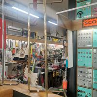 porta scarpe ottonato e cromato 