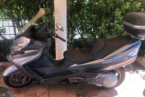 Burgman 400 grigio metallizzato ottomo stato