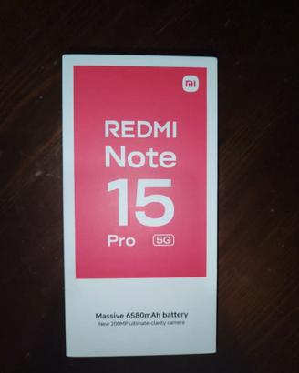 NUOVO Xiaomi Redmi Note 15 PRO 5G 12GB 512GB