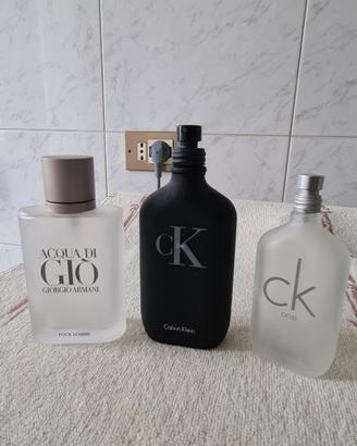 Bottiglie vuote Eau de Toilette 