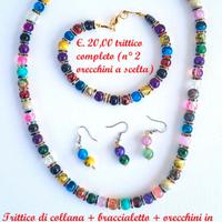 bigiotteria in pietre dure,  e cristallo austriaco