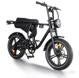 Fat Bike 20Ape Ryder DC20 Ped. Assistita Nero