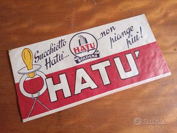 Bustina (copricapo) pubblicitaria HATU' anni 40/50