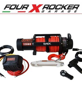 VERRICELLO 12000lbs (5444Kg) 12v TYREX SERIE BLACK